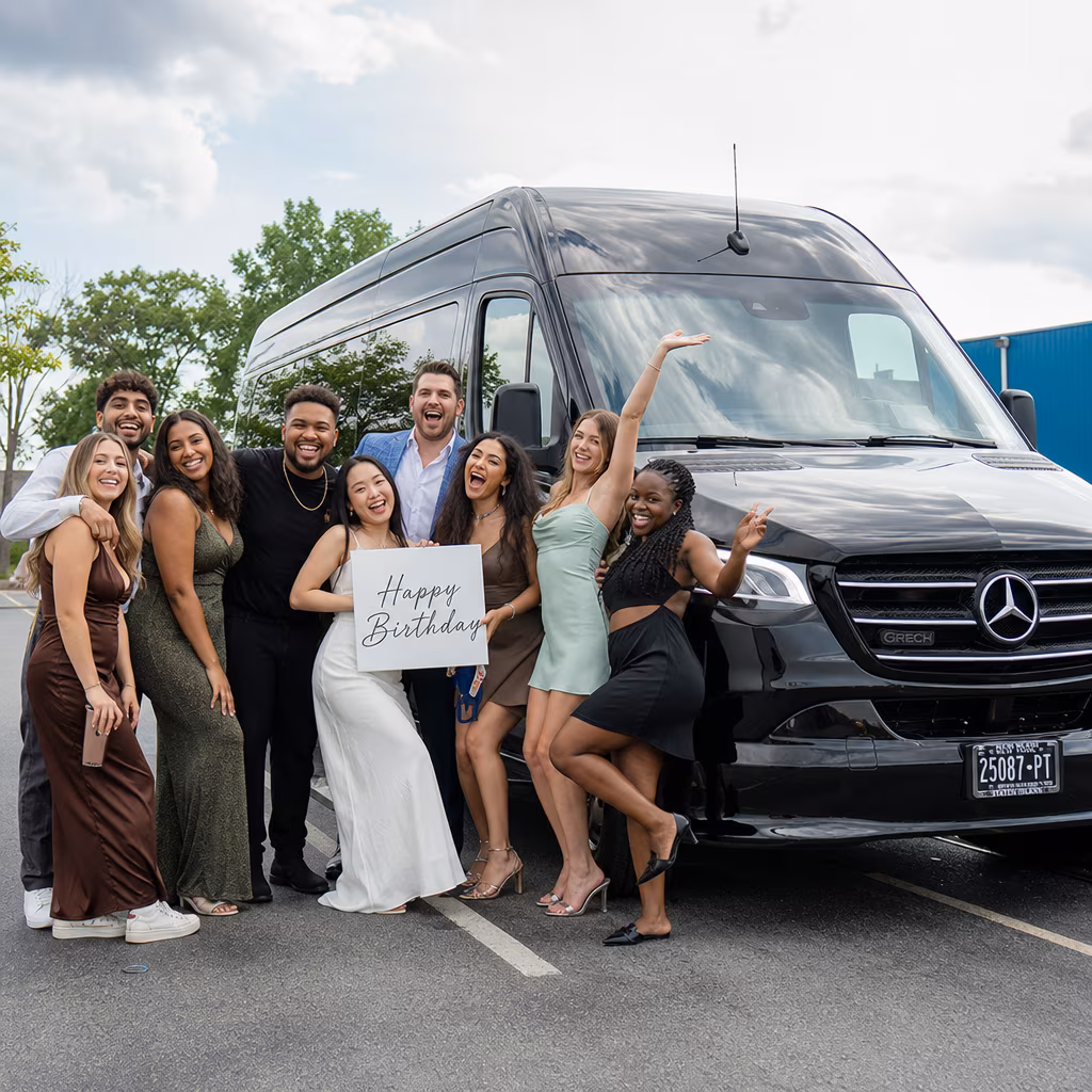 Birthday party bus